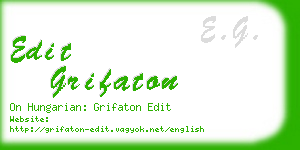 edit grifaton business card